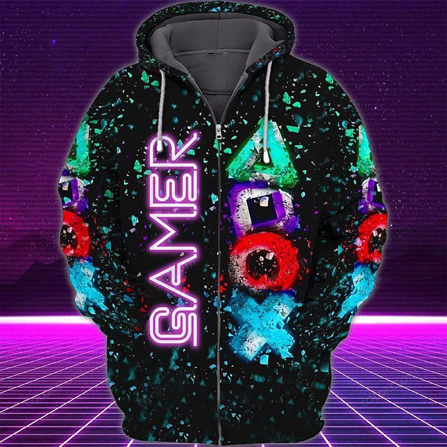 Gamer Quote Art – 3D Hoodie