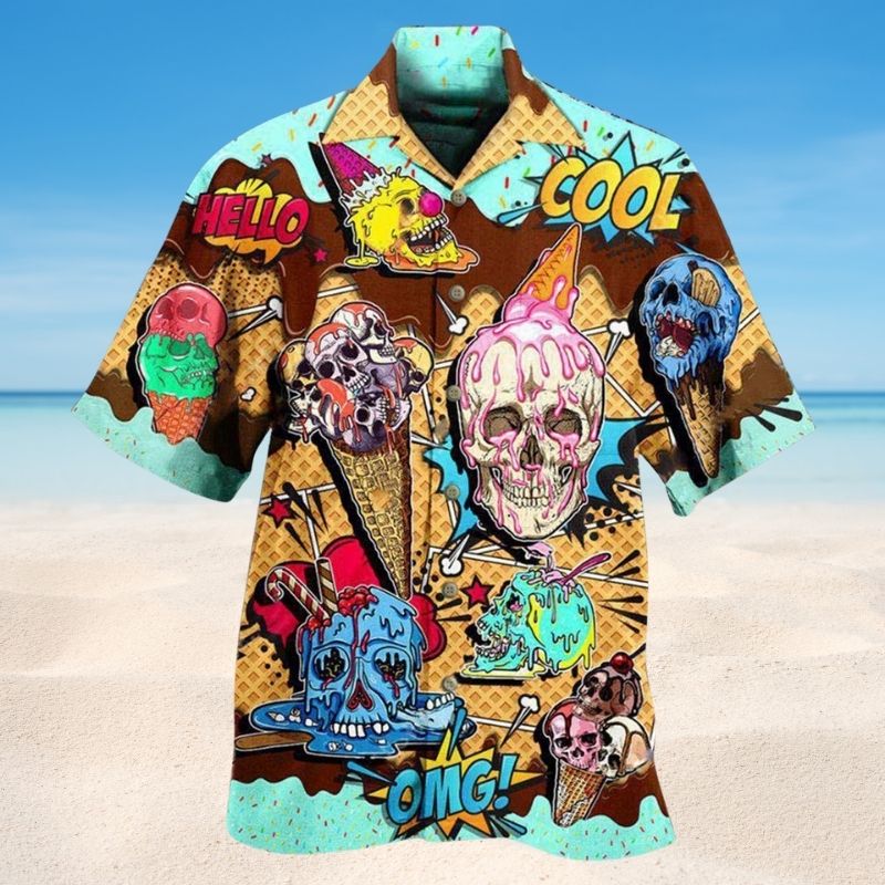 \Ice Cream Skull Edition – Hawaiian Shirt