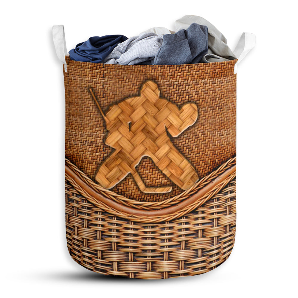 Ice Hockey Goalie Rattan - Laundry Basket - Owls Matrix LTD