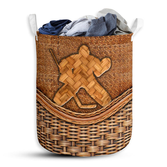 Ice Hockey Goalie Rattan - Laundry Basket - Owls Matrix LTD