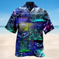 Ice Hockey Neon Art Edition – Hawaiian Shirt
