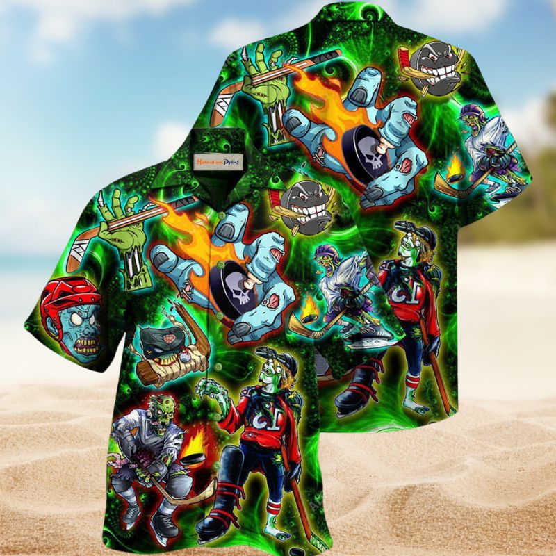 Ice Hockey Shut Your Five Hole Edition – Hawaiian Shirt