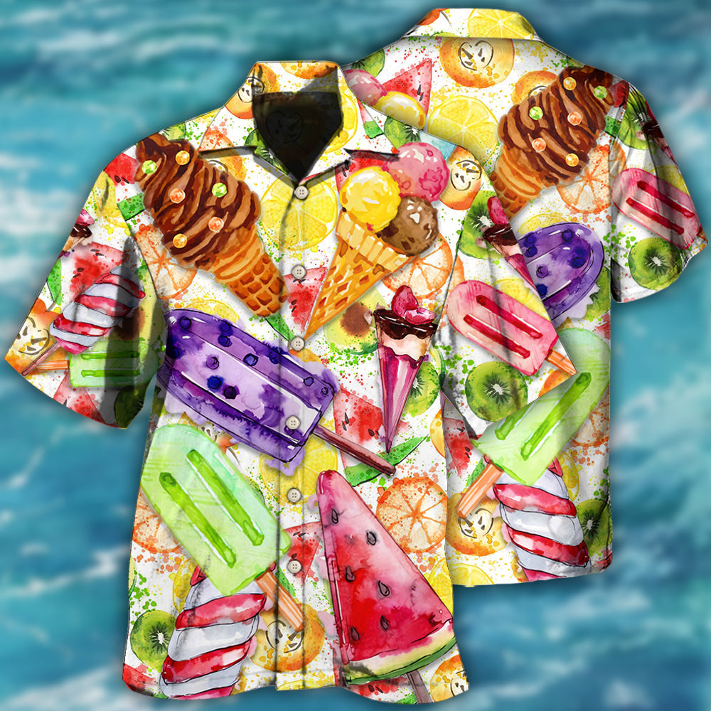 Ice Cream Colorful Style – Hawaiian Shirt
