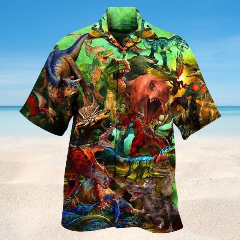 If History Repeats Dinosaurs Will Survive Edition – Hawaiian Shirt