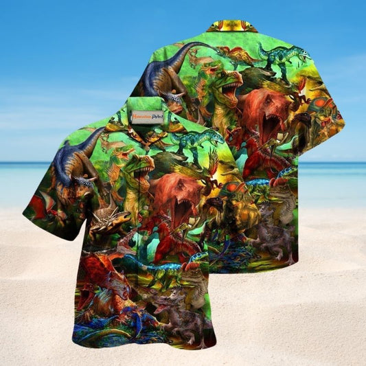 If History Repeats Dinosaurs Will Survive Edition – Hawaiian Shirt