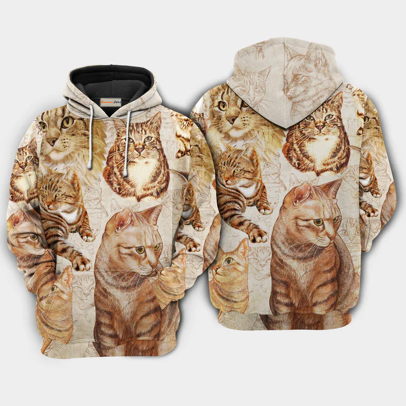 If You Dont Like Cats Quote Art – 3D Hoodie