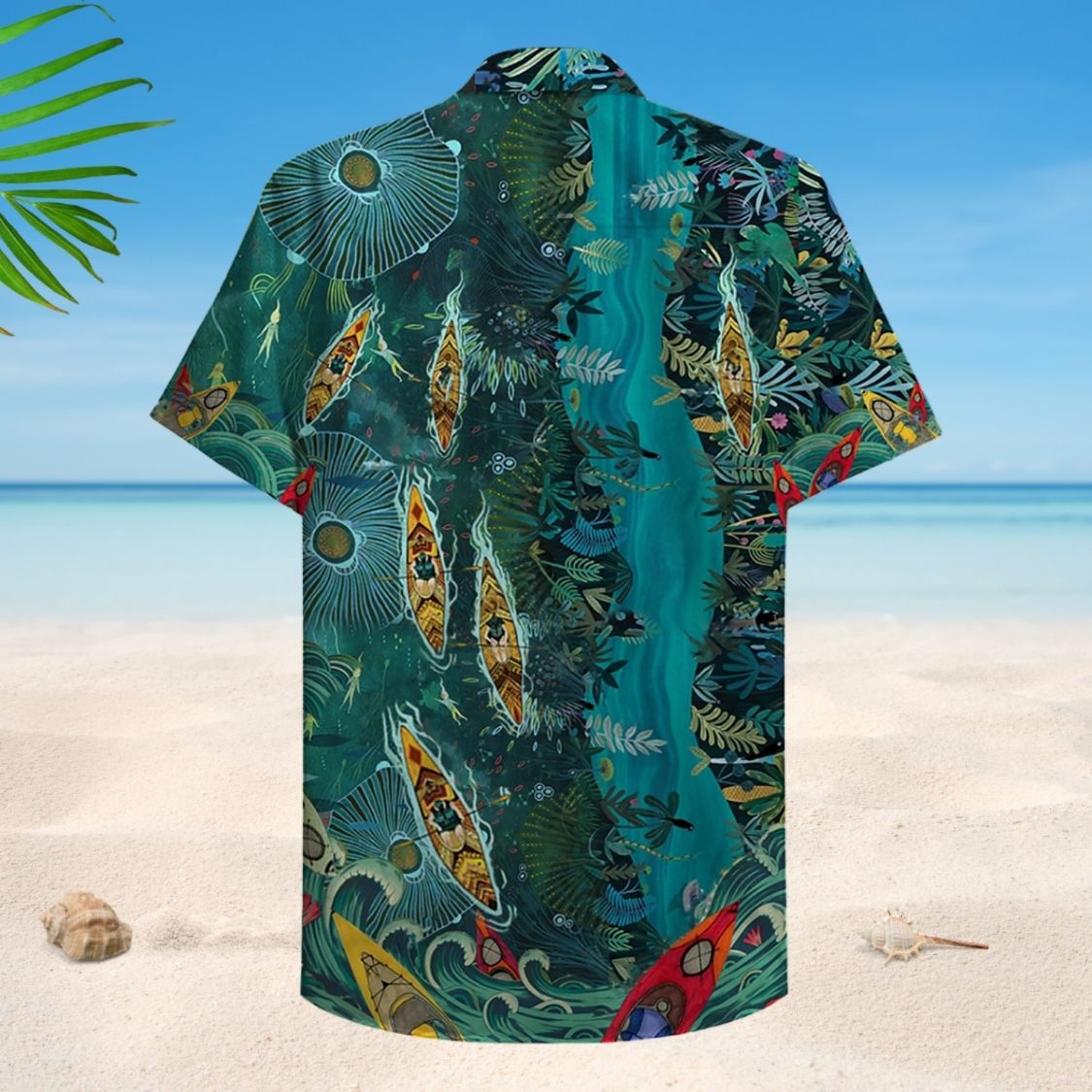 Rather Be Kayaking Adventure Quote – Hawaiian Shirt