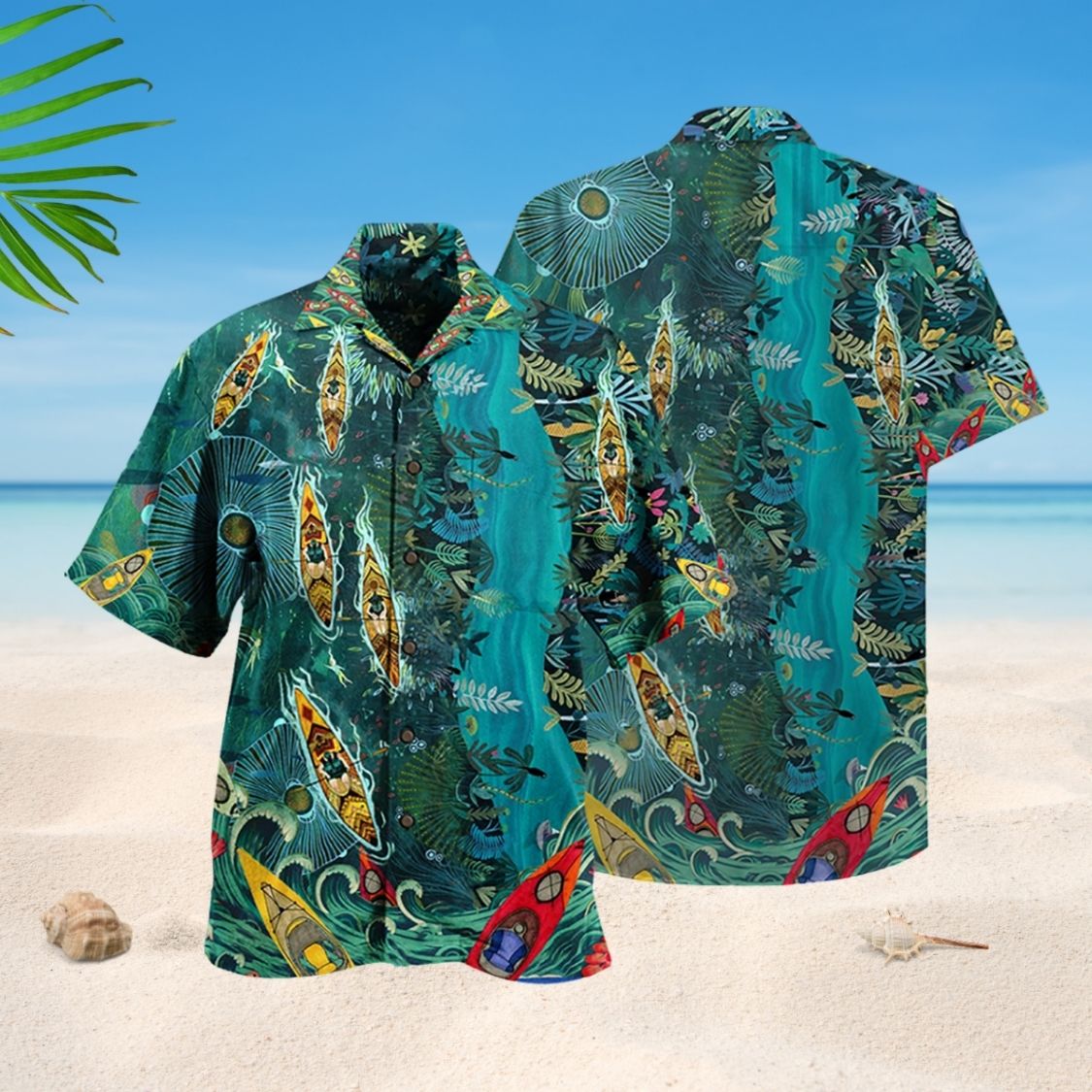 Rather Be Kayaking Adventure Quote – Hawaiian Shirt