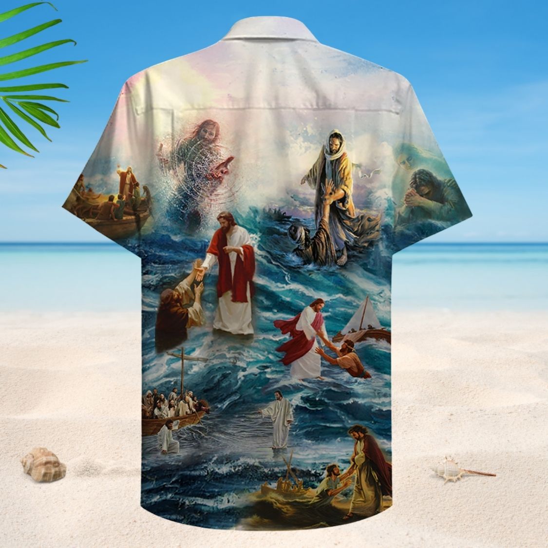 Jesus Saved My Life Faith Design – Hawaiian Shirt