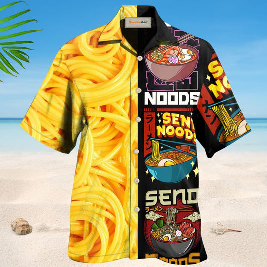 Noodles Humor Food Art – Hawaiian Shirt