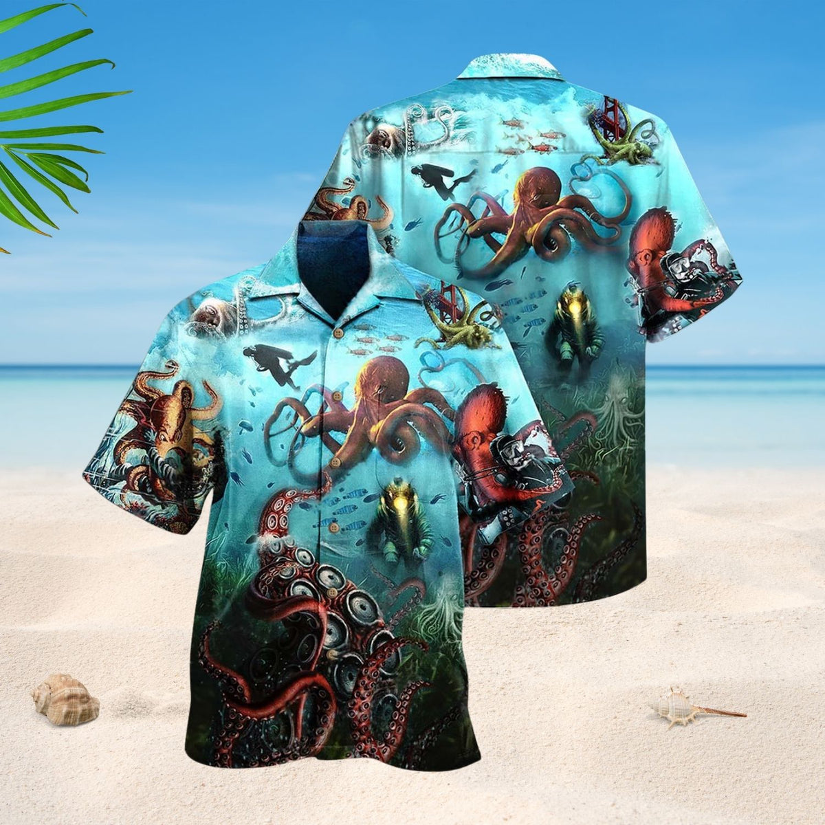 Octopus Protect The Ocean Art Design – Hawaiian Shirt
