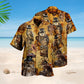 Owl Wisdom Vintage Art Design – Hawaiian Shirt