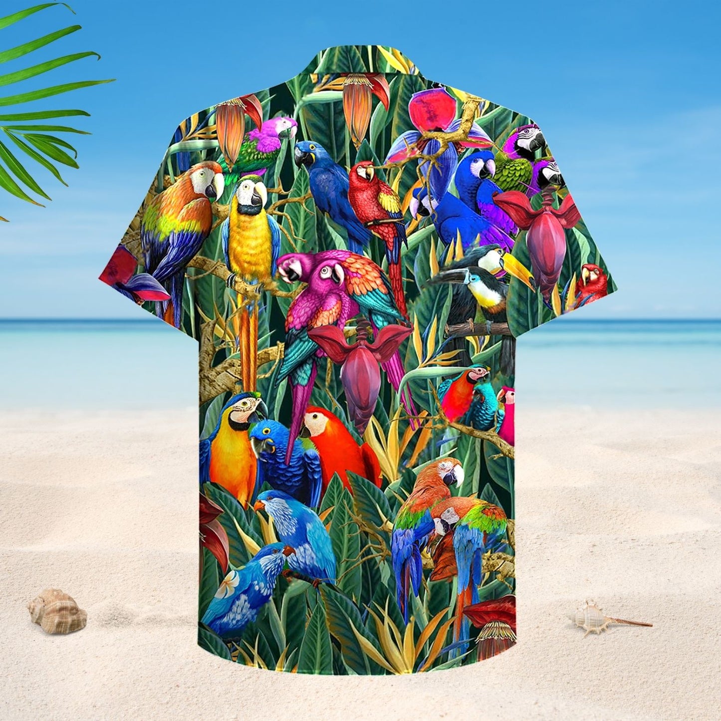 Parrot Amazing Tropical Art Design – Hawaiian Shirt