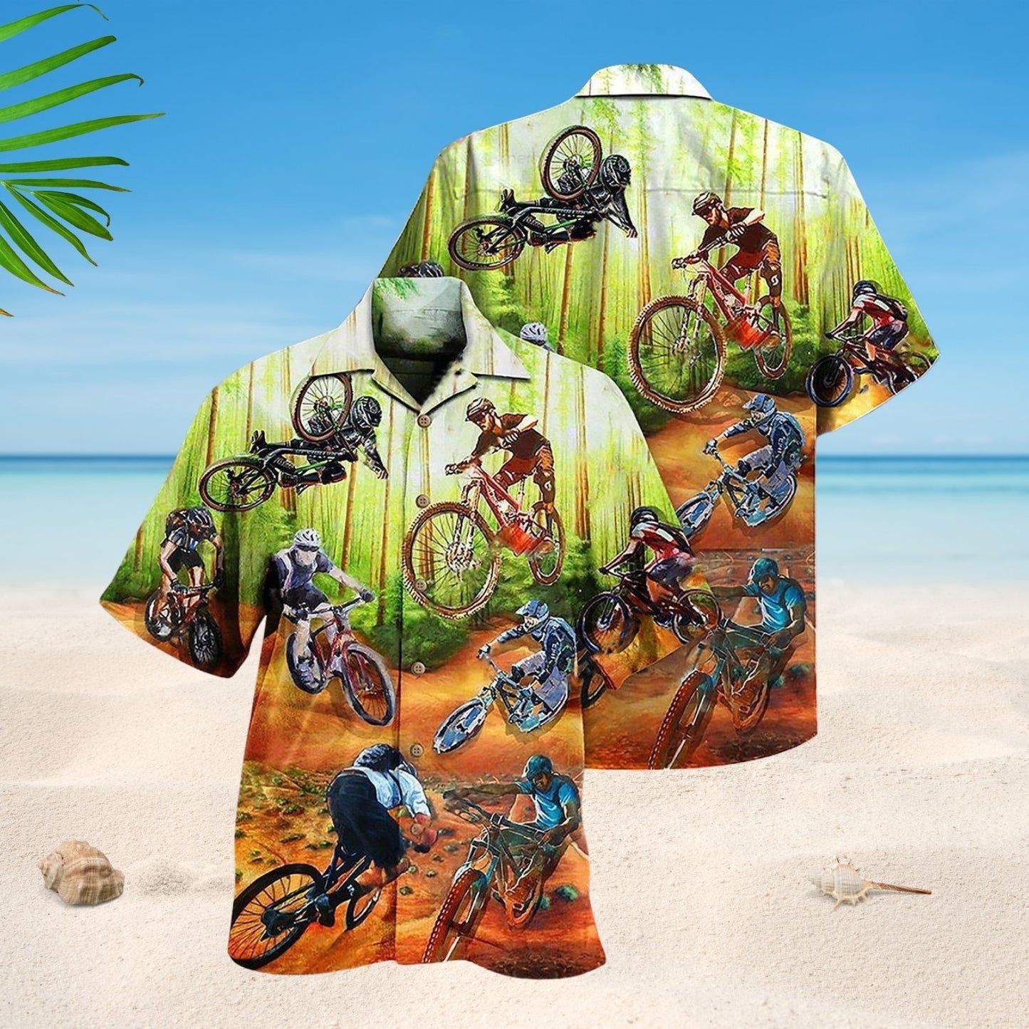 Rather Be Cycling On Trails – Hawaiian Shirt