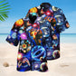 Lovely Galaxy Planet Art – Hawaiian Shirt