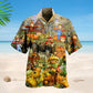 Halloween Pumpkin Smile Art – Hawaiian Shirt