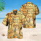 Golden Saxophone Retro Music Lover - Hawaiian Shirt