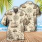 Sailing Vintage Pirate Map Adventure - Hawaiian Shirt