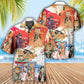 Funny Samurai Cat Japanese Art Style – Hawaiian Shirt