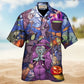 Funny Halloween Witch And Pumpkin Magical Forest Art - Hawaiian Shirt