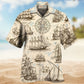 Sailing Vintage Pirate Map Adventure - Hawaiian Shirt
