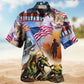 USA Veteran Proud Patriotic - Hawaiian Shirt
