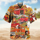 Halloween Truck With Pumpkins – Hawaiian Shirt