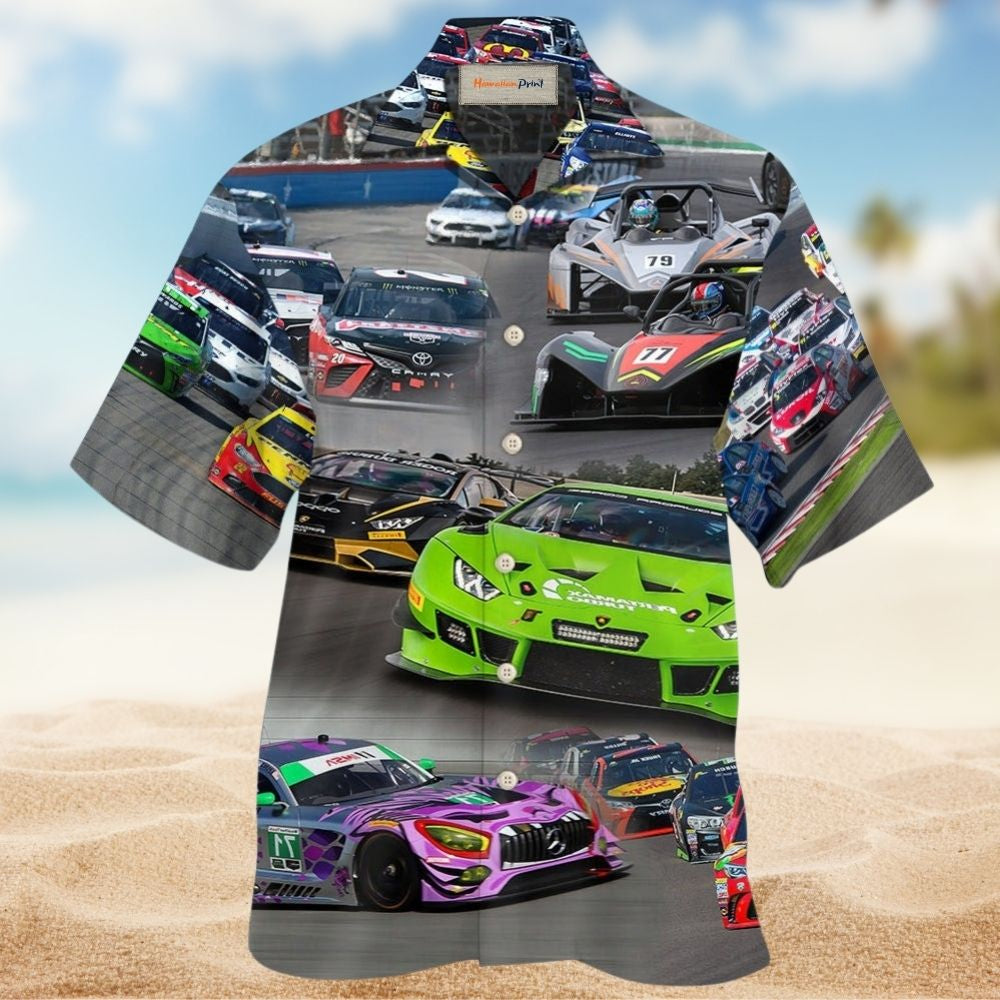 Racing Car Realistic Style – Hawaiian Shirt