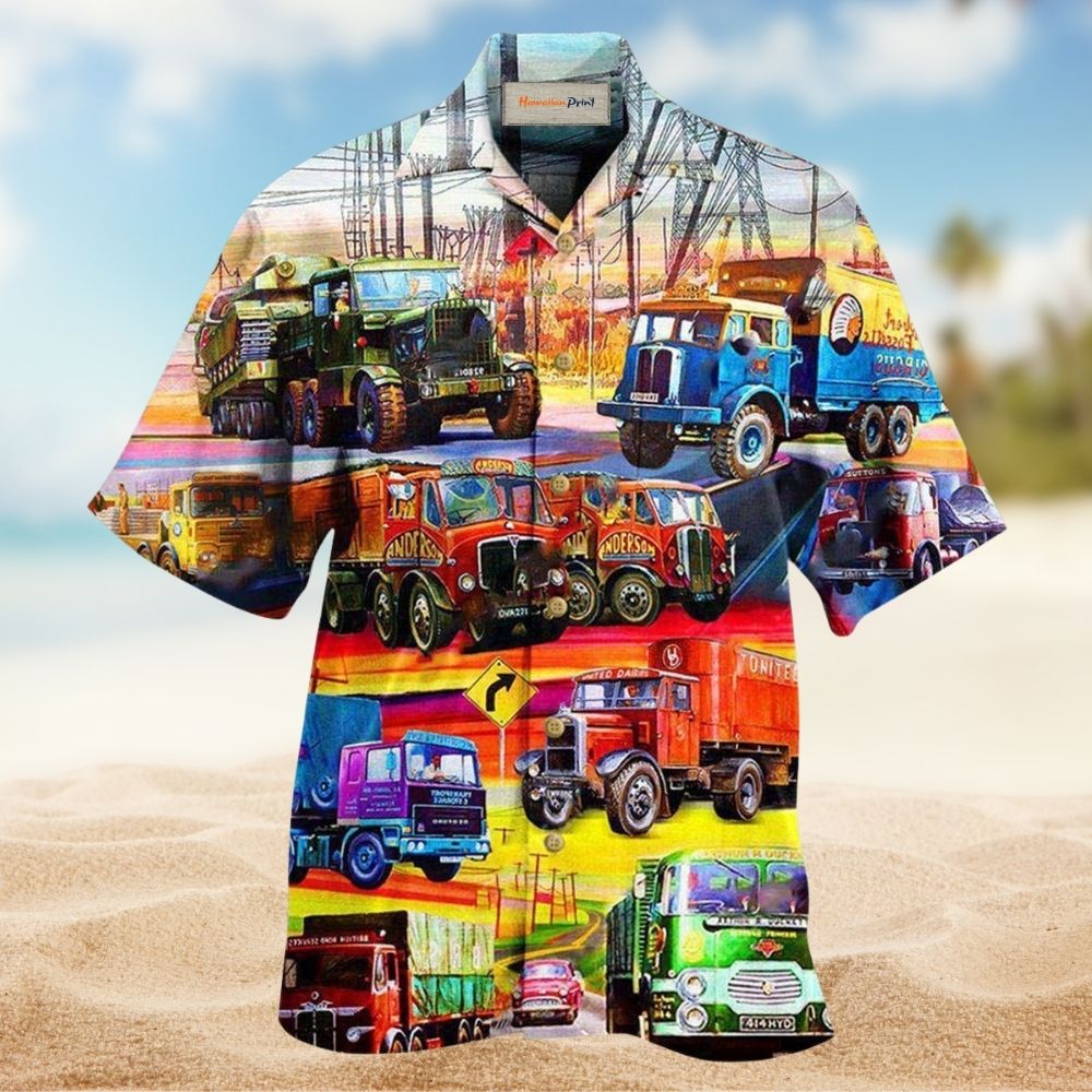 Truck Driver Life Enjoy The Ride – Hawaiian Shirt