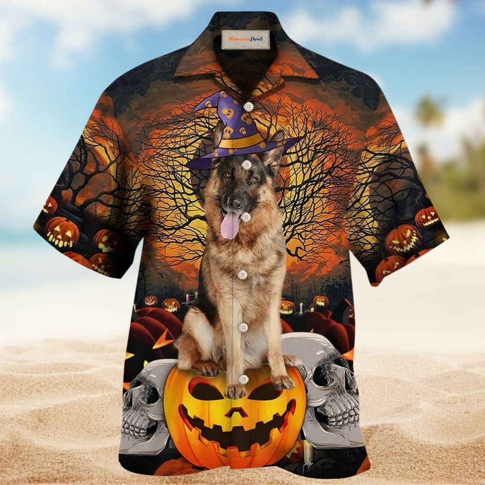 Halloween German Shepherd Dog Lover – Hawaiian Shirt