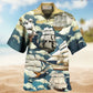 Sailing Waves Vintage Ocean Art – Hawaiian Shirt