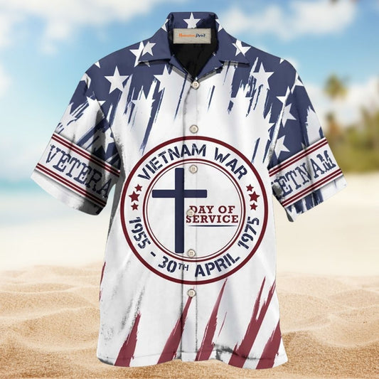 Vietnam Veteran Day Star Tribute – Hawaiian Shirt
