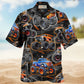 Monster Truck Racing Action Art – Hawaiian Shirt