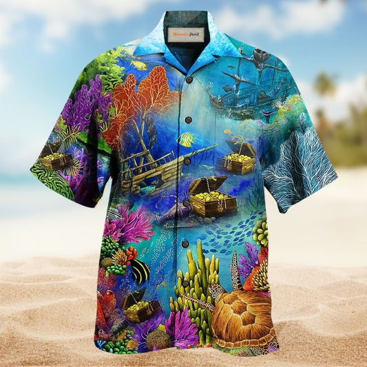 Amazing Ocean Aquarium Art – Hawaiian Shirt