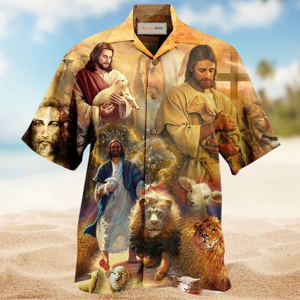 Jesus Loves And Saves Animals – Hawaiian Shirt