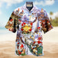 Christmas Santa Gnomes In Snow – Hawaiian Shirt