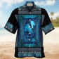 Blue Dragon Viking Pattern Art – Hawaiian Shirt