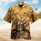 Viking Meows To Valhalla Funny Art – Hawaiian Shirt