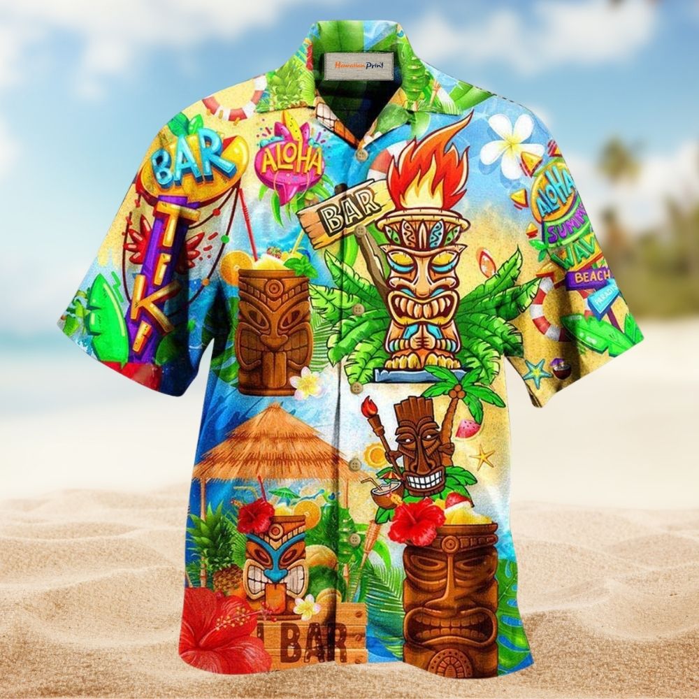Good Times Great Friends Tiki Bar – Hawaiian Shirt