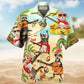 Guitar Music Animals Floral Art – Hawaiian Shirt