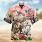 Hummingbird White Magnolia Bloom – Hawaiian Shirt