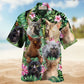 Lykoi Cat Floral Love Artistic – Hawaiian Shirt