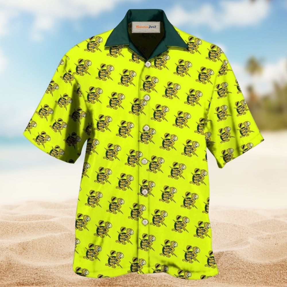 Colorful Comic Turtle Fun Art – Hawaiian Shirt