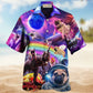 Pug Dog Galaxy Rainbow Fantasy Art – Hawaiian Shirt