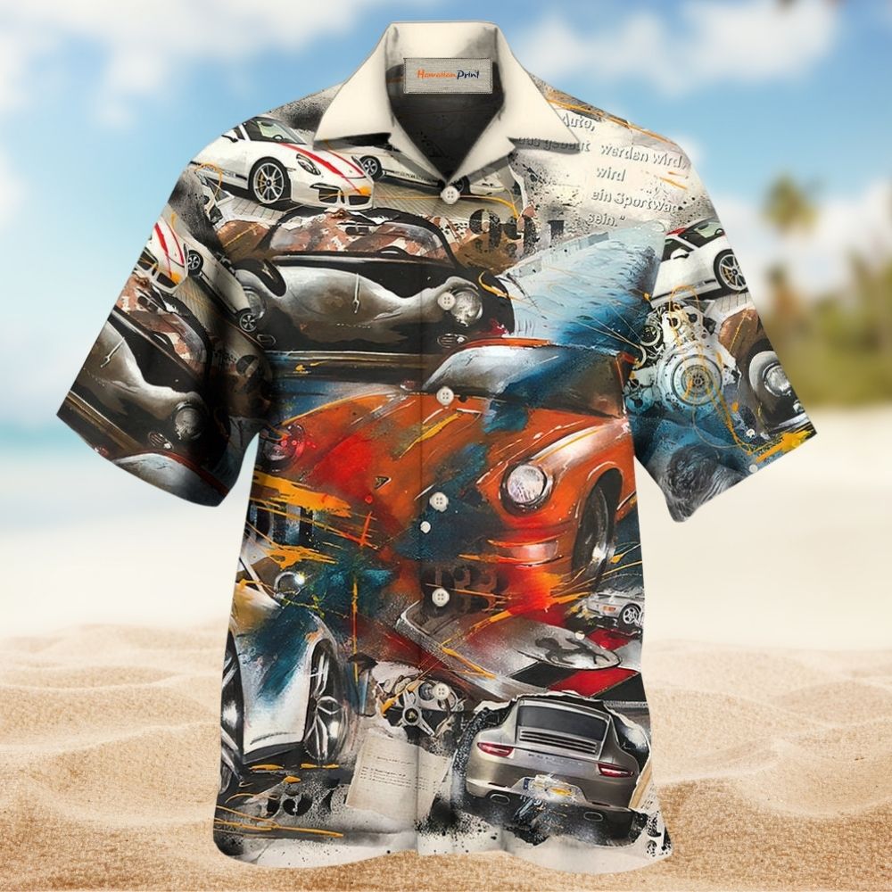 Car Racing Speed Leader Dynamic - Hawaiian Shirt