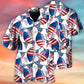 Independence Day Simple Patriotic Design – Hawaiian Shirt