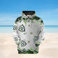 Irish Clover Metal Art – 3D Hoodie