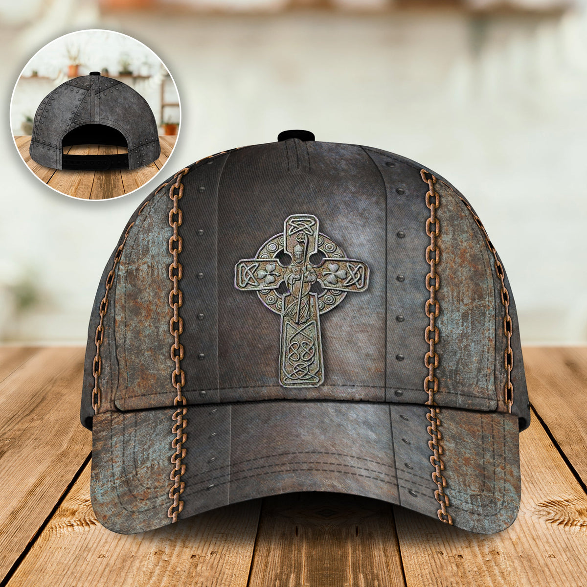 Irish Cross Metal Style 1 – Classic Cap