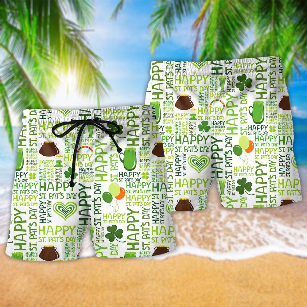Irish Saint Patrick’s Day Style – Beach Short