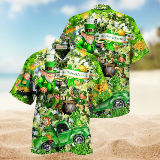 Irish Happy Saint Patrick’s Day Style – Hawaiian Shirt